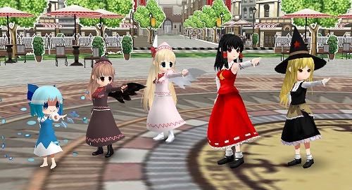 画像ギャラリー No.001のサムネイル画像 / 「パーティーキャッスル」,東方のBGMが流れる広場でお祭り騒ぎ