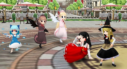 画像ギャラリー No.002のサムネイル画像 / 「パーティーキャッスル」,東方のBGMが流れる広場でお祭り騒ぎ