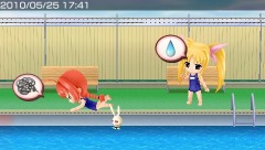 画像ギャラリー No.002のサムネイル画像 / 5月27日配信予定のPSP用DLC「DLマガジン デジタルなのは第四号」では,スク水のヴィータがプールで大はしゃぎ