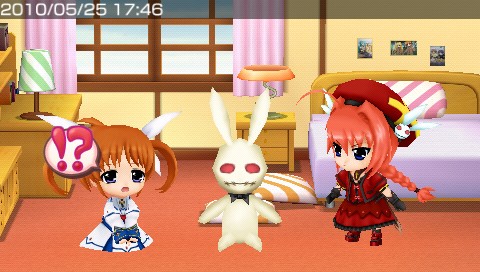 画像ギャラリー No.005のサムネイル画像 / 5月27日配信予定のPSP用DLC「DLマガジン デジタルなのは第四号」では,スク水のヴィータがプールで大はしゃぎ