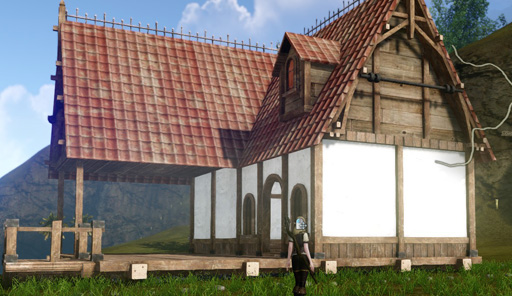 画像ギャラリー No.002のサムネイル画像 / MMORPG「ArcheAge」のハウジングシステムを紹介。ファミリーテスト中に建てられそうな家を実際に建築してみた