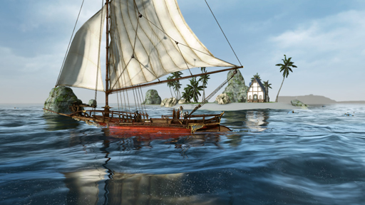 画像ギャラリー No.027のサムネイル画像 / 「ArcheAge」の海には何が待っているのだろう。単なる貿易の航路だけではない，さまざまな“海”の姿を紹介しよう