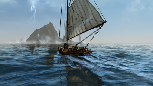 画像ギャラリー No.032のサムネイル画像 / 「ArcheAge」の海には何が待っているのだろう。単なる貿易の航路だけではない，さまざまな“海”の姿を紹介しよう