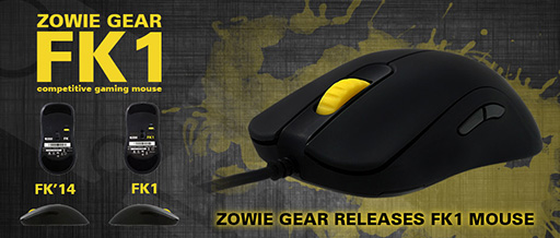 画像ギャラリー No.003のサムネイル画像 / ZOWIE GEARのゲーマー向けマウス「FK1」が国内発売決定。当面はパソコンショップ アークのみでの販売に