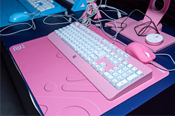 画像ギャラリー No.004のサムネイル画像 / ディスプレイもキーボードもケーブルアンカーもライトブルーとピンクに！ 女性ゲーマー向け製品シリーズ「DIVINA」にZOWIEはどこまでも本気