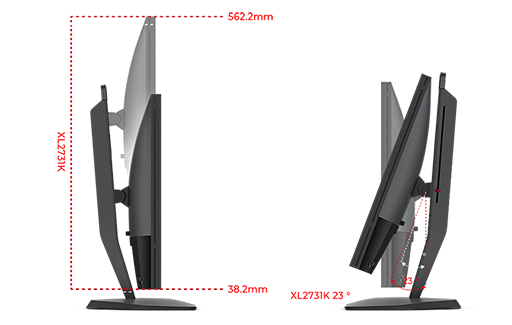 画像ギャラリー No.005のサムネイル画像 / BenQ,eスポーツ向け27インチ液晶ディスプレイを発売。240Hz表示対応と165Hz表示対応の2製品