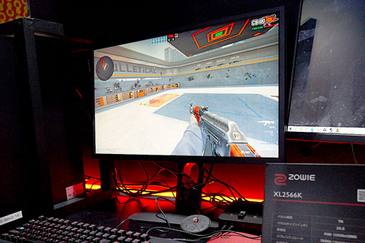 画像ギャラリー No.004のサムネイル画像 / ［TGS2022］BenQが360Hz表示対応ディスプレイ「ZOWIE XL2566XL」を披露。360Hzは本当に視認性が変わるんです