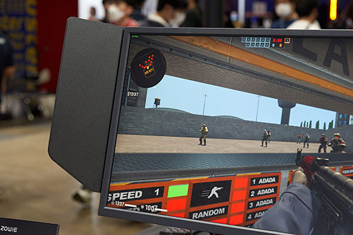 画像ギャラリー No.005のサムネイル画像 / ［TGS2022］BenQが360Hz表示対応ディスプレイ「ZOWIE XL2566XL」を披露。360Hzは本当に視認性が変わるんです