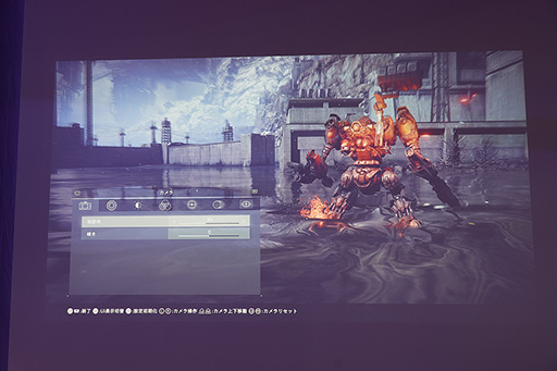 画像ギャラリー No.009のサムネイル画像 / ［TGS2023］BenQブースで最新のゲーマー向けプロジェクタをチェック。独立傭兵の担当者と一緒にAC6をプレイしてみた