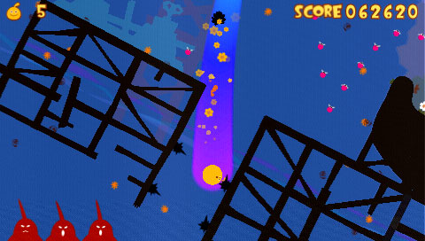 画像ギャラリー No.001のサムネイル画像 / シリーズ最新作「LocoRoco-Midnight Carnival-」は，アクションゲームファンがクセになる難しさ。PS Homeにパーソナルスペースも登場
