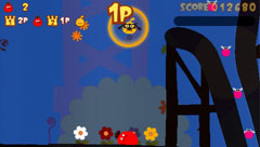 画像ギャラリー No.012のサムネイル画像 / シリーズ最新作「LocoRoco-Midnight Carnival-」は，アクションゲームファンがクセになる難しさ。PS Homeにパーソナルスペースも登場
