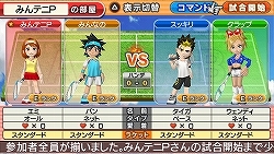 画像ギャラリー No.003のサムネイル画像 / 松岡修造さんと杉山愛さんが登場し,色々な意味で“熱く”なった「みんなのテニス ポータブル」公式ダブルス選手権,「SHUZO OPEN DOUBLES」