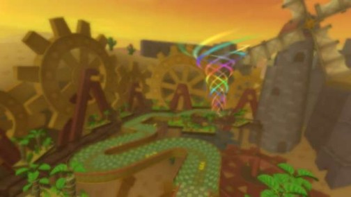 画像ギャラリー No.011のサムネイル画像 / バランスWiiボードで遊ぶ新感覚体感アクション「スーパーモンキーボール アスレチック」，ワールド紹介などの最新情報を公開