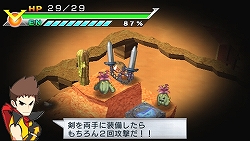 画像ギャラリー No.034のサムネイル画像 / 成り行きで生まれた初心者ヒーローがいきなりラストバトルに挑むダンジョンRPG！　PSP「絶対ヒーロー改造計画」2010年に発売