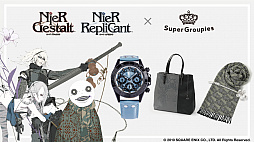 画像ギャラリー No.002のサムネイル画像 / 10周年を迎えた「NieR」シリーズのコラボグッズが登場。2Bや9S達をイメージした腕時計やバッグ，ストールなど