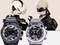 10周年を迎えた「NieR」シリーズのコラボグッズが登場。2Bや9S達をイメージした腕時計やバッグ，ストールなど