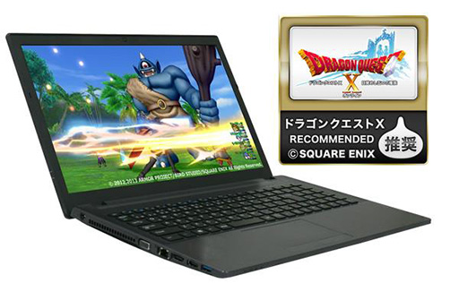 画像ギャラリー No.001のサムネイル画像 / パソコン工房,ドラクエX推奨ノートPCを発売。GT 750M搭載で約10万円から