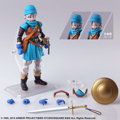 画像ギャラリー No.006のサムネイル画像 / 「ドラゴンクエストVI 幻の大地」のテリーがアクションフィギュア“BRING ARTS”に。予約受け付け開始