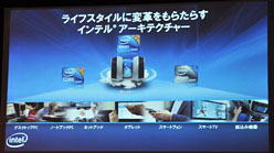 画像ギャラリー No.004のサムネイル画像 / Intel，2011年初頭の「Sandy Bridge」投入をあらためて予告しつつ，“PC以外”への積極姿勢も強く打ち出す