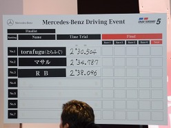 画像ギャラリー No.008のサムネイル画像 / GT5日本最速ドライバーは誰? 優勝者特典はプロドライバーによるレッスンというM・ベンツコラボイベントをレポート