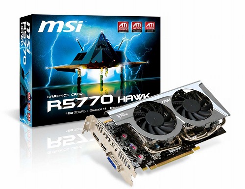 画像ギャラリー No.001のサムネイル画像 / MSI，新開発クーラー「Twin Frozr II」搭載のHD 5770カード発売
