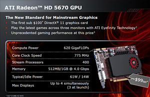 画像ギャラリー No.007のサムネイル画像 / 「ATI Radeon HD 5670」レビュー。99ドルのDirectX 11対応GPUは速いのか