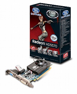 画像ギャラリー No.001のサムネイル画像 / 3画面出力対応モデルも。Sapphire製のHD 5570カード2製品が登場