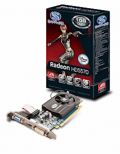 画像ギャラリー No.004のサムネイル画像 / 3画面出力対応モデルも。Sapphire製のHD 5570カード2製品が登場