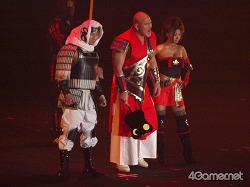 画像ギャラリー No.088のサムネイル画像 / まさにカオスの「戦国武将祭」。声優が語り,プロレスラーが闘い,GACKTが熱唱し,炎の中から信長が復活して天下が統一された