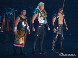 画像ギャラリー No.097のサムネイル画像 / まさにカオスの「戦国武将祭」。声優が語り,プロレスラーが闘い,GACKTが熱唱し,炎の中から信長が復活して天下が統一された