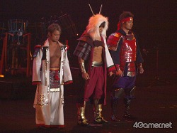 画像ギャラリー No.098のサムネイル画像 / まさにカオスの「戦国武将祭」。声優が語り,プロレスラーが闘い,GACKTが熱唱し,炎の中から信長が復活して天下が統一された