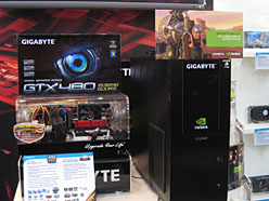 画像ギャラリー No.003のサムネイル画像 / CeBIT 2010会場で“厳戒態勢”。「GeForce GTX 480」に関するベンダー各社の反応から,状況を整理してみた