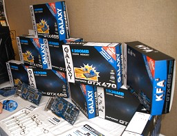画像ギャラリー No.003のサムネイル画像 / ［COMPUTEX］Galaxy，GeForce最速となるデュアルGTX 470カードとGTX 470＋GT 240混合カードを公開