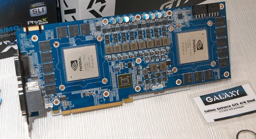 画像ギャラリー No.006のサムネイル画像 / ［COMPUTEX］Galaxy，GeForce最速となるデュアルGTX 470カードとGTX 470＋GT 240混合カードを公開