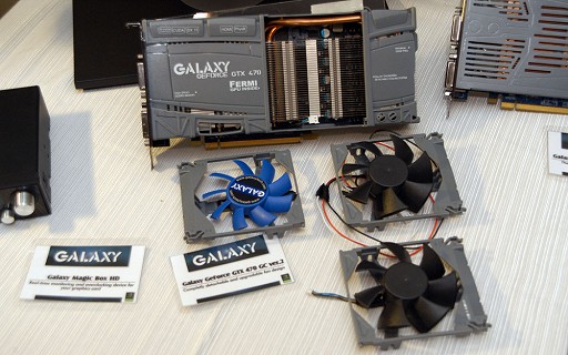画像ギャラリー No.011のサムネイル画像 / ［COMPUTEX］Galaxy，GeForce最速となるデュアルGTX 470カードとGTX 470＋GT 240混合カードを公開
