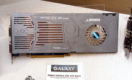 画像ギャラリー No.013のサムネイル画像 / ［COMPUTEX］Galaxy，GeForce最速となるデュアルGTX 470カードとGTX 470＋GT 240混合カードを公開