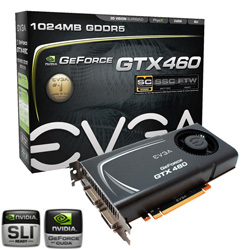 画像ギャラリー No.002のサムネイル画像 / OC仕様のEVGA製GTX 460搭載カードがシネックスから発売