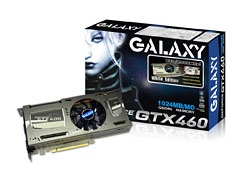 画像ギャラリー No.001のサムネイル画像 / GALAXY，白色基板を採用したOC版のGTX 460カードを発表