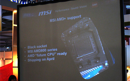 画像ギャラリー No.002のサムネイル画像 / ［CeBIT］MSIとASRockがBulldozer対応の「黒いSocket AM3」搭載マザーを予告。Z68マザーやHD 6990も公開に