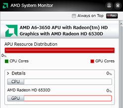 画像ギャラリー No.004のサムネイル画像 / Radeon Core 320基の「A6-3650」APUレビュー。Dual Graphicsの伸び率は上位モデルを上回ることも