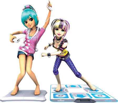 画像ギャラリー No.001のサムネイル画像 / バランスWiiボードに対応! 「ダンスダンスレボリューション ミュージックフィット」が2010年1月28日に発売