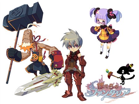 画像ギャラリー No.002のサムネイル画像 / ヘッドロック,mixiアプリ初(?)のアクションMMORPG「ぼくらのファンタジア」を発表。本日よりティザーサイトがオープン