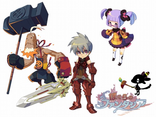 画像ギャラリー No.005のサムネイル画像 / mixiアプリ「ぼくらのファンタジア」,本日のアップデートでマイミク以外とも遊べるように仕様を変更し“完全MMO化”を実現