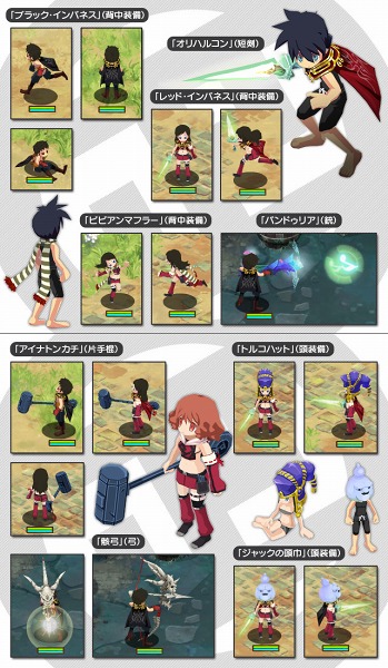 画像ギャラリー No.004のサムネイル画像 / mixiアプリ「ぼくらのファンタジア」キーNPCにちなんだ装備品を発売