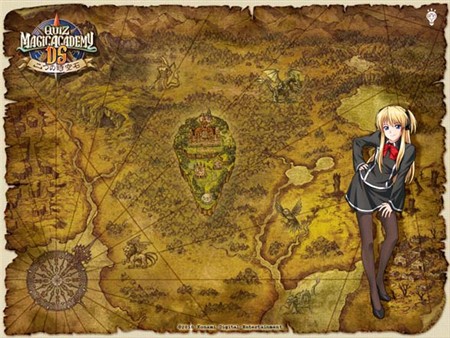 画像ギャラリー No.001のサムネイル画像 / 「クイズマジックアカデミーDS 〜二つの時空石〜」スペシャルサイトでPC用壁紙やアイコンの配信を開始
