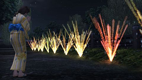 画像ギャラリー No.012のサムネイル画像 / 「信長の野望 Online 〜新星の章〜」，“花火星”を集めて花火や浴衣を入手