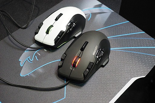 画像ギャラリー No.002のサムネイル画像 / ［COMPUTEX］ROCCATの新世代フラグシップマウス「Tyon」はアナログコントローラ付き
