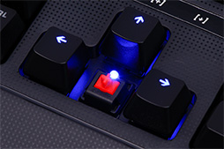 画像ギャラリー No.007のサムネイル画像 / Ryos MK Proレビュー。「押したキーだけが光る」ギミックよりもゲーマー向けキーボードとしての基本に注目すべき製品