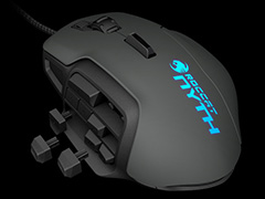［gamescom］ROCCAT，左サイドボタンの数と配置をカスタマイズできるマウス「Nyth」を正式発表。マウスパッド一体型キーボードも