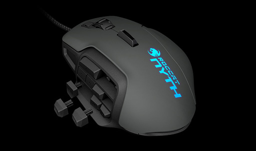 画像ギャラリー No.007のサムネイル画像 / ［gamescom］ROCCAT，左サイドボタンの数と配置をカスタマイズできるマウス「Nyth」を正式発表。マウスパッド一体型キーボードも
